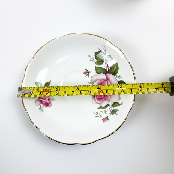 Vintage Regency English Bone China Tea Cup & Saucer Set Floral Made in England - Picture 9 of 10